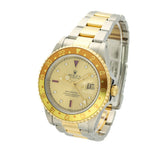 Pre‑Owned Rolex GMT-Master II "RootBeer" Ruby Serti Dial 16713 2000 Watch