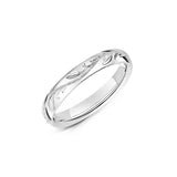 Silver 2.5mm Vine Design Band