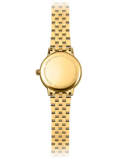 Raymond Weil Toccata Ladies Classic Gold Diamond Steel Watch, 29mm 5985-P-97081