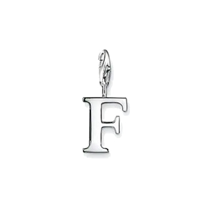 Thomas Sabo Sterling Silver Letter F Charm 0180-001-12