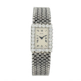 Pre-Owned Piaget 9863 D 1 18ct White Gold Diamond Bracelet Watch