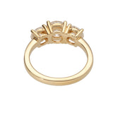 18ct Yellow Gold 2.00ct Laboratory-Grown Diamond Round Trilogy Ring