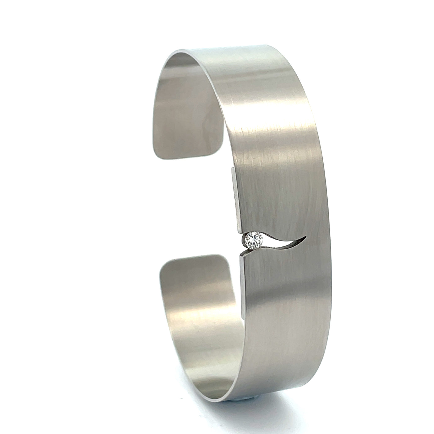 Stainless Steel Cuff Torque Bangle