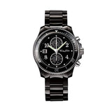 Thomas Sabo Rebel at Heart Black Ceramic Quartz Bracelet Watch WA0058-220-203