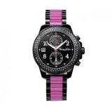Thomas Sabo Rebel at Heart Black & Purple Quartz Watch WA0128-239-203