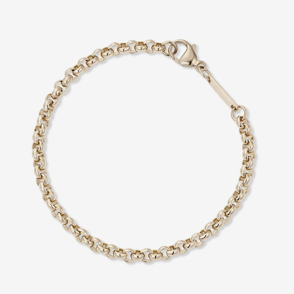 886 The Royal Mint - 886 Belcher Chain Bracelet in 9ct Yellow Gold