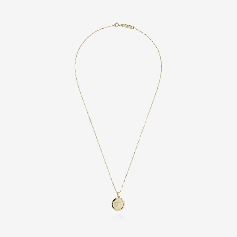 886 The Royal Mint - 886 Caustic Cancer Pendant with Chain in 9ct Yellow Gold