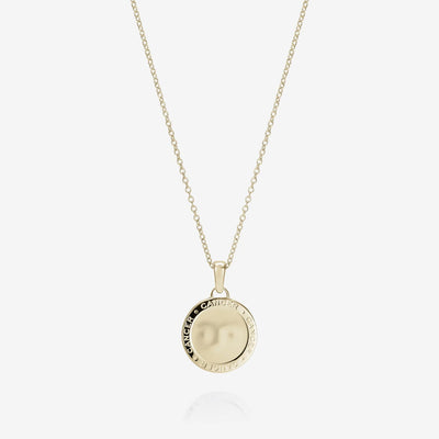 886 The Royal Mint - 886 Caustic Cancer Pendant with Chain in 9ct Yellow Gold