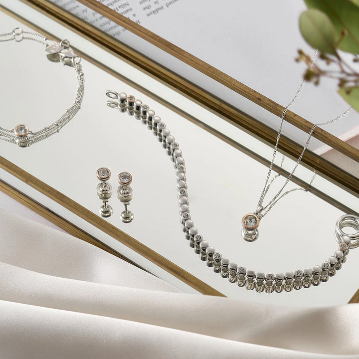 Clogau Celebration Silver Single Stone Pendant 3SMP5 | Gold Arts – GoldArts