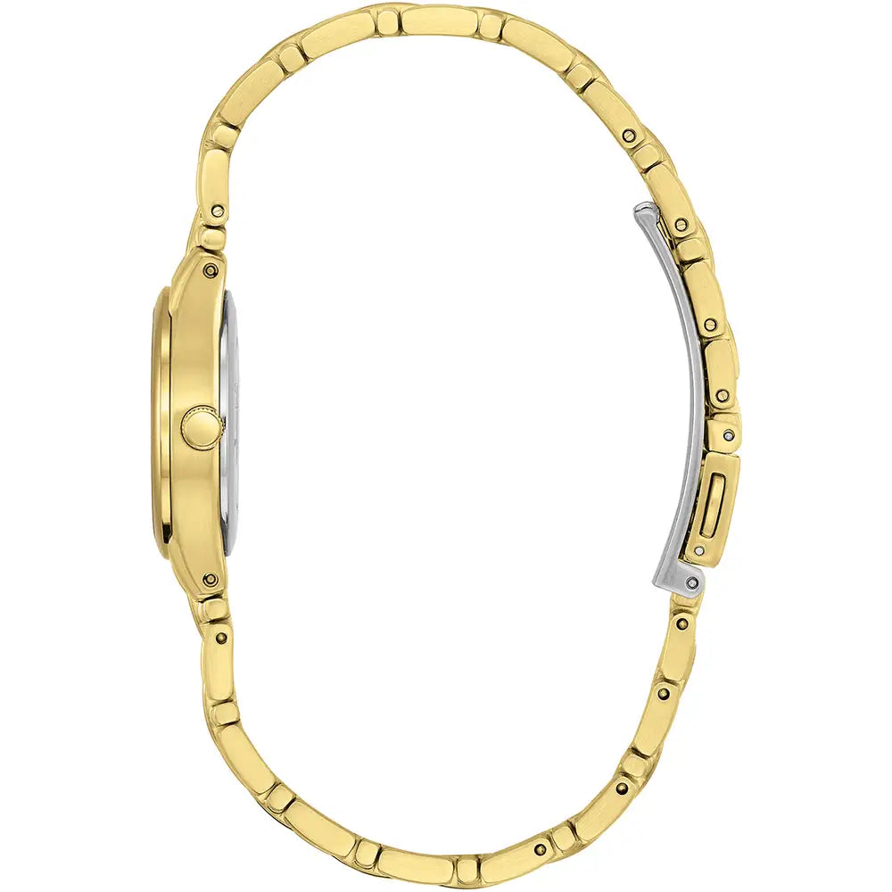 Citizen Eco Drive Ladies' Bracelet Watch - Yellow Gold Tone EW1262-55P