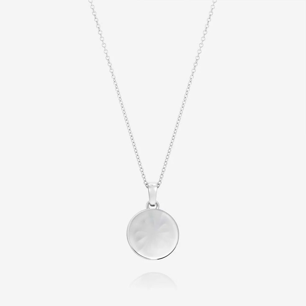 886 The Royal Mint - 886 Four-Leaf Clover Caustic Pendant with Chain Sterling Silver