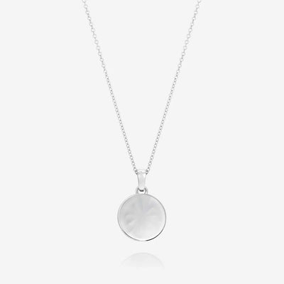 886 The Royal Mint - 886 Four-Leaf Clover Caustic Pendant with Chain Sterling Silver