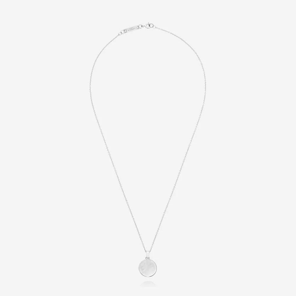 886 The Royal Mint - 886 Four-Leaf Clover Caustic Pendant with Chain Sterling Silver
