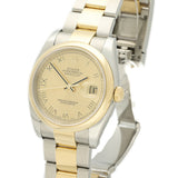 Pre-Owned Rolex Datejust 36 116203 2005 Champagne Roman Dial Watch