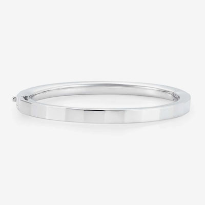 886 The Royal Mint - Decus Hinged Bangle Sterling Silver