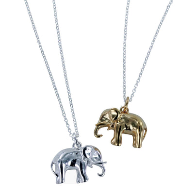 Reeves & Reeves Silver Elephant Necklace BB150