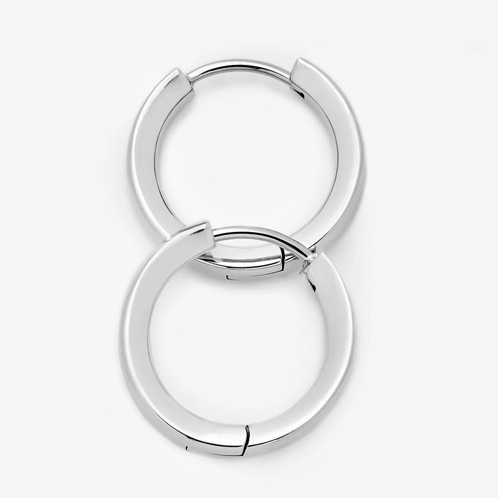 886 The Royal Mint - 886 Hoops in Sterling Silver - Medium