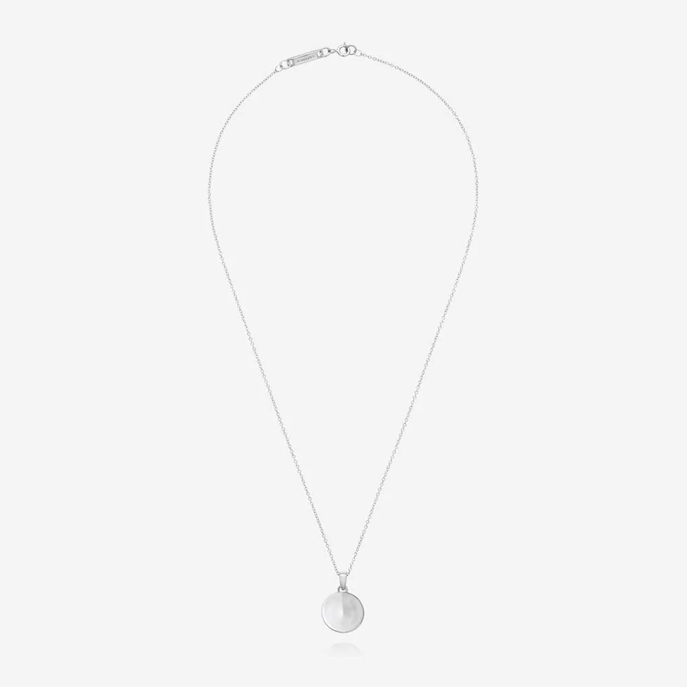 886 The Royal Mint - 886 Horseshoe Caustic Pendant with Chain Sterling Silver
