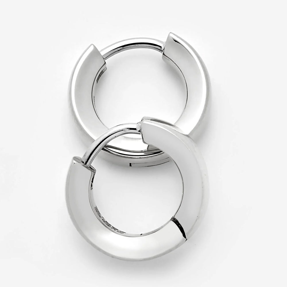 886 The Royal Mint - 886 Huggie Hoops in Sterling Silver