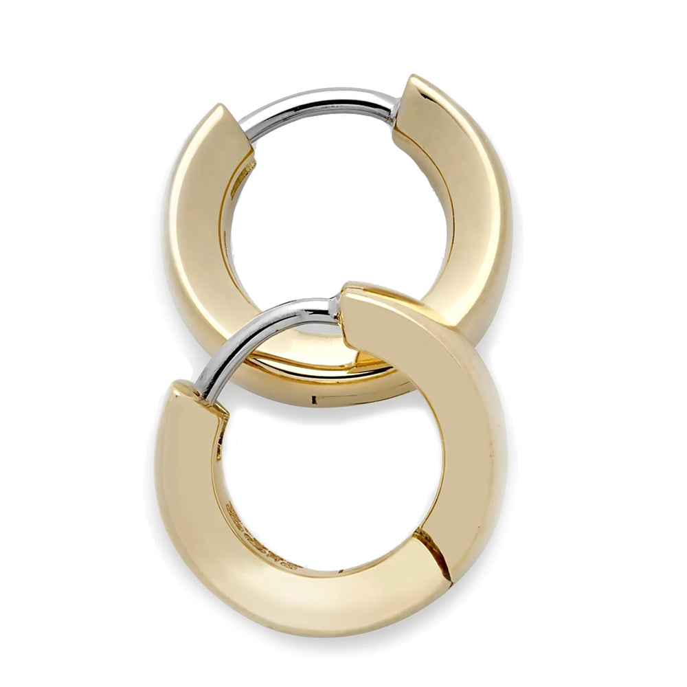 886 The Royal Mint - 886 Huggie Hoops in 9ct Yellow Gold