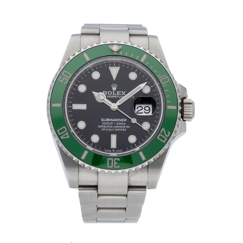 Pre-owned Rolex Submariner "Starbucks" 126610LV 2020 ("New Card") Watch