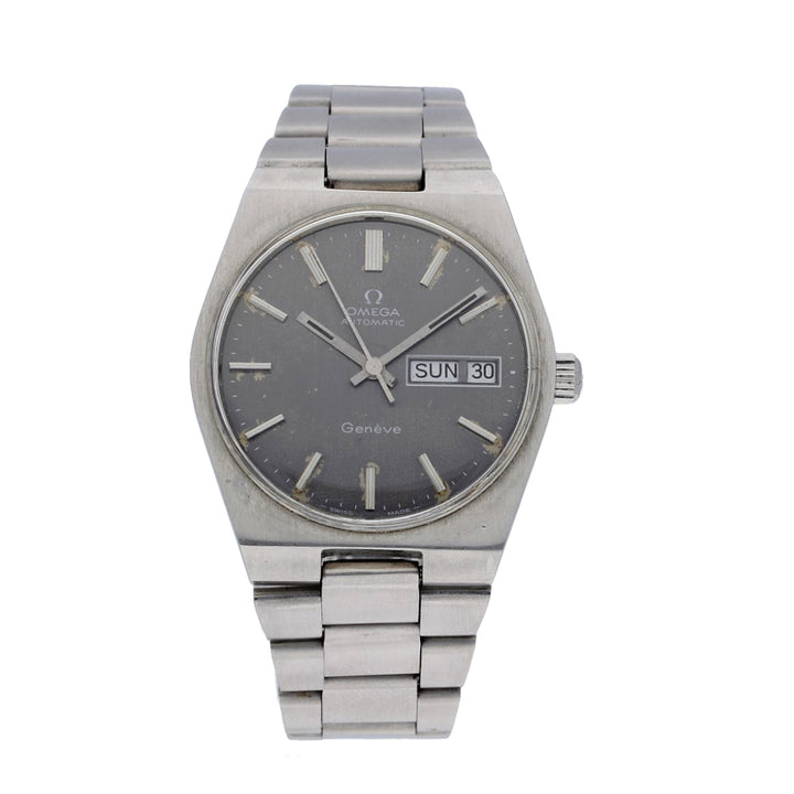 Pre-owned Vintage Omega Genève Day-Date, 1970's Brighton Gold