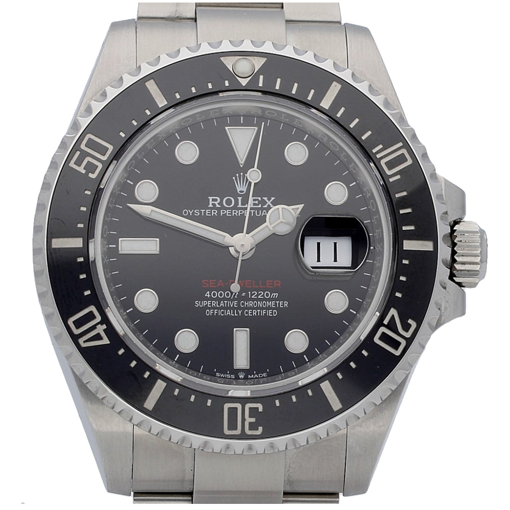 Pre Owned Rolex Seadweller 43mm 'Red Writing' 126600 Box and papers 2018