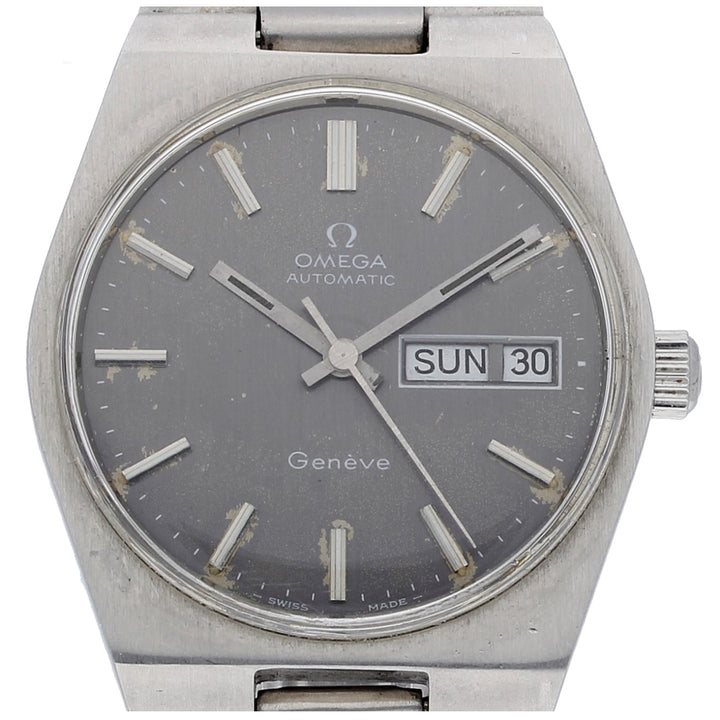 Pre-owned Vintage Omega Genève Day-Date, 1970's Brighton Gold