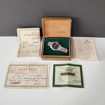 Pre-owned Vintage Rolex GMT-Master 1675 1962 "Pepsi" Watch