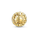 Thomas Sabo Silver Yellow Gold Plated Sunrise Karma Bead K0015-413-12