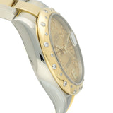 Pre-Owned Rolex Datejust 31 Champagne Floral Motif Dial 178343 2011 Watch