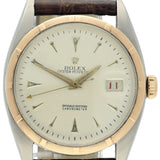 Pre-Owned Vintage Rose Gold Rolex Datejust 6075 1940s Watch