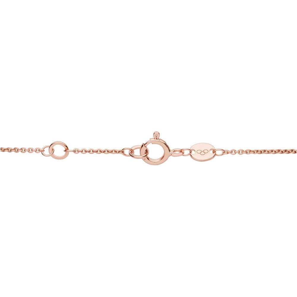 Links of London Diamond Essentials Rose Gold Pave Oval Bracelet 5010.2851