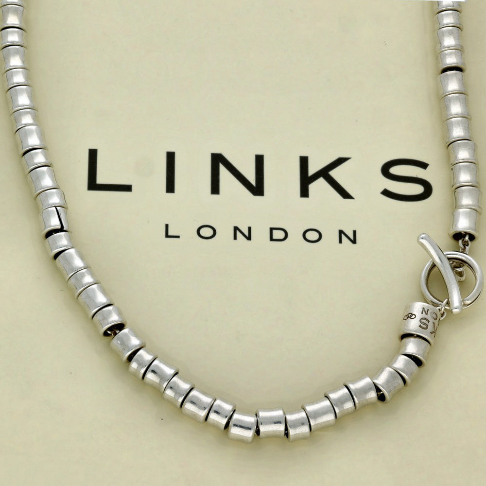 Pre-loved Links of London Silver Allsorts Necklace 17" Single Row