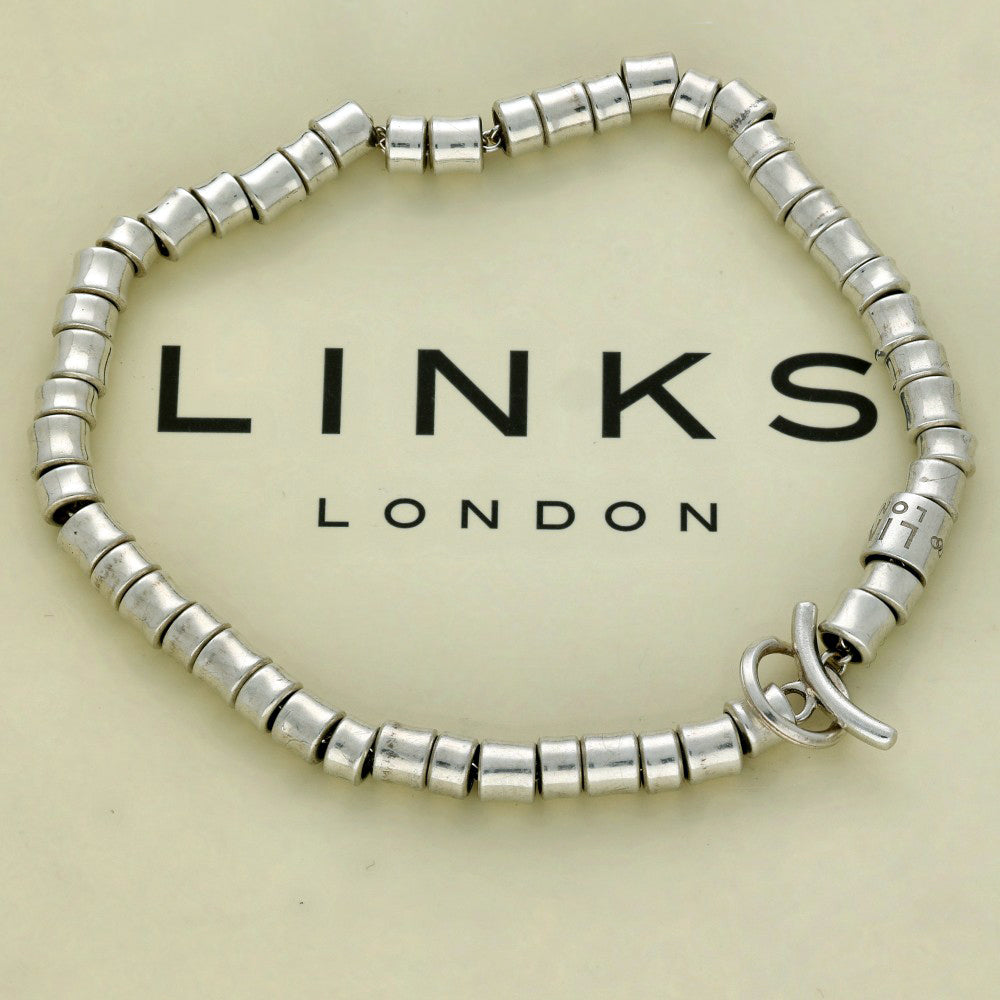Pre-loved Links of London Silver Allsorts Bracelet Brighton