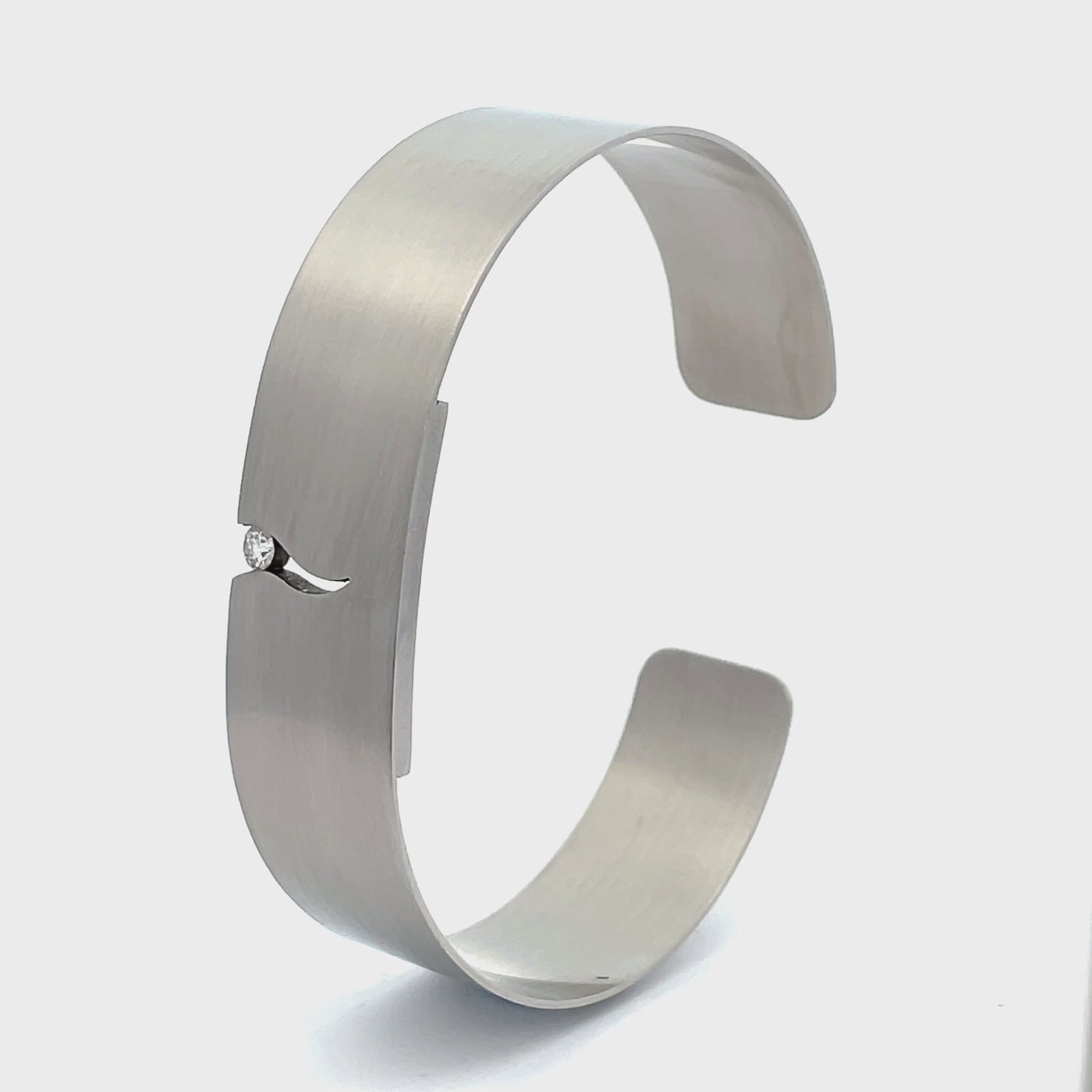 Stainless Steel Cuff Torque Bangle