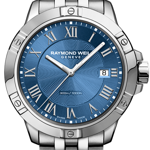 Raymond Weil Tango Classic Men’s Quartz Steel Blue Bracelet Watch, 41mm 8160-ST-00508