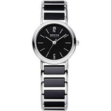Bering 29mm 2 Tone Ceramic and Stainless Steel Quartz Bracelet Watch 10729-742