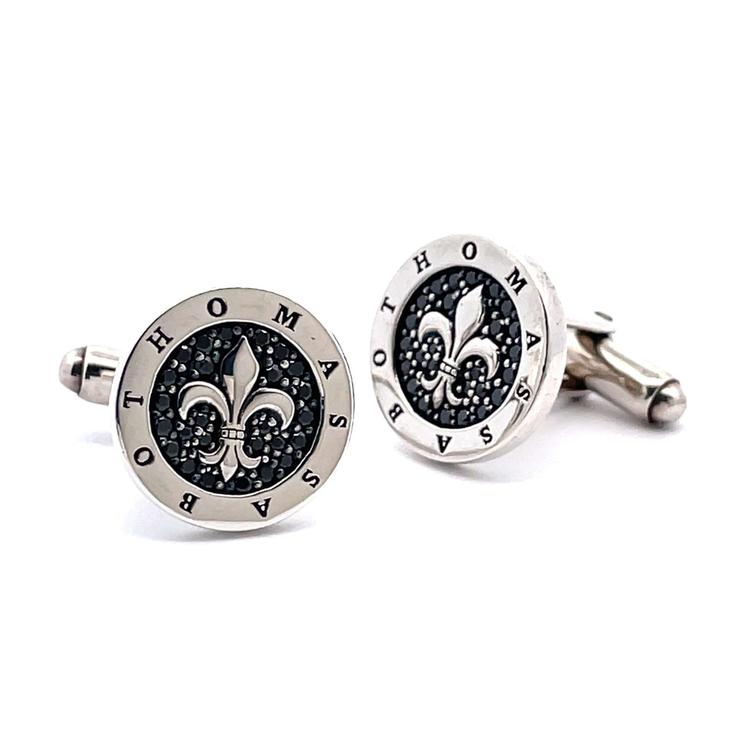 Fleur De Lis Thomas Sabo Cufflinks Pendentif Fleur De Lys Or