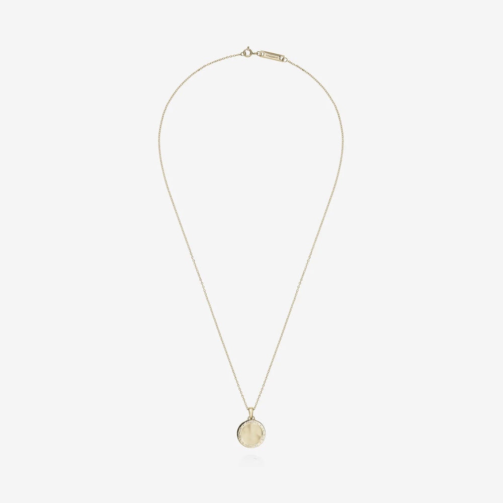 886 The Royal Mint - 886 Caustic Taurus Pendant with Chain in 9ct Yellow Gold