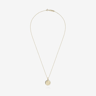 886 The Royal Mint - 886 Caustic Taurus Pendant with Chain in 9ct Yellow Gold