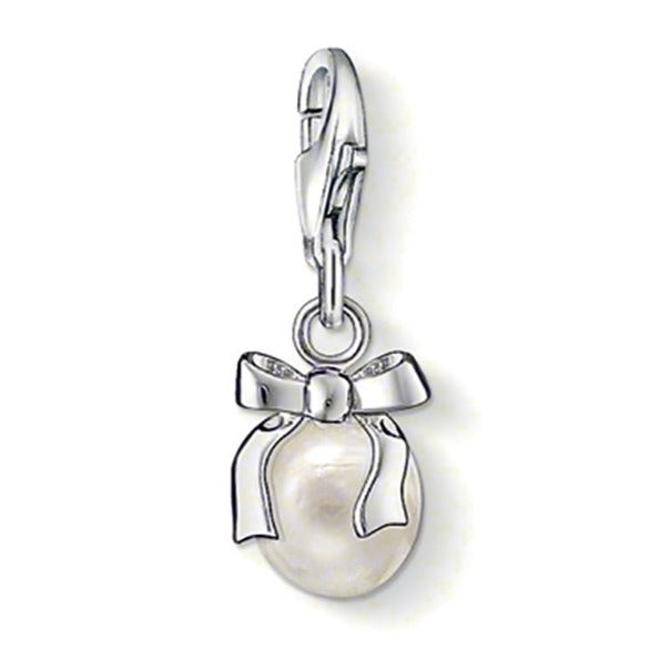 Thomas Sabo Bow with Pearl Silver Charm 0802-082-14