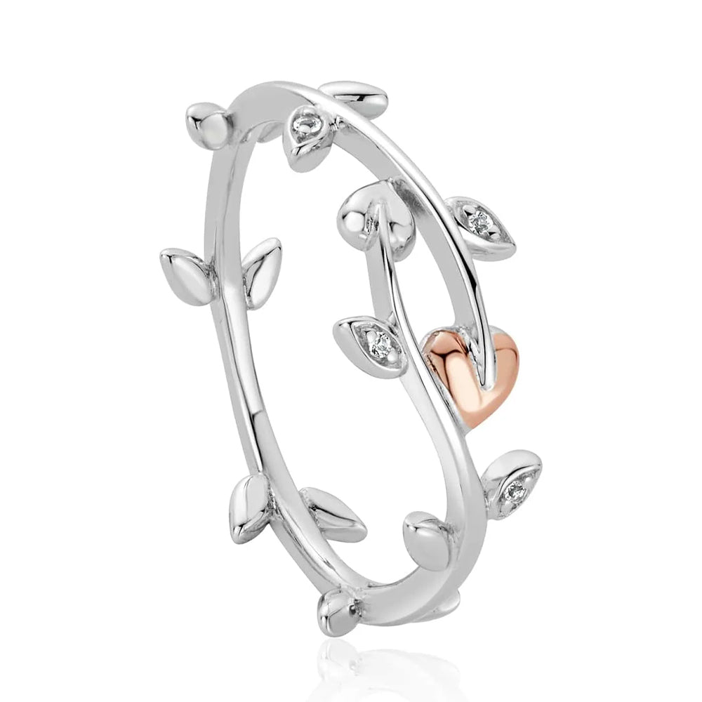 Clogau Vine of Life Silver Ring 3STOL0236