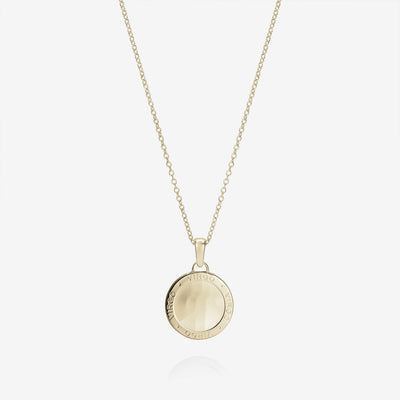 886 The Royal Mint - 886 Caustic Virgo Pendant with Chain in 9ct Yellow Gold