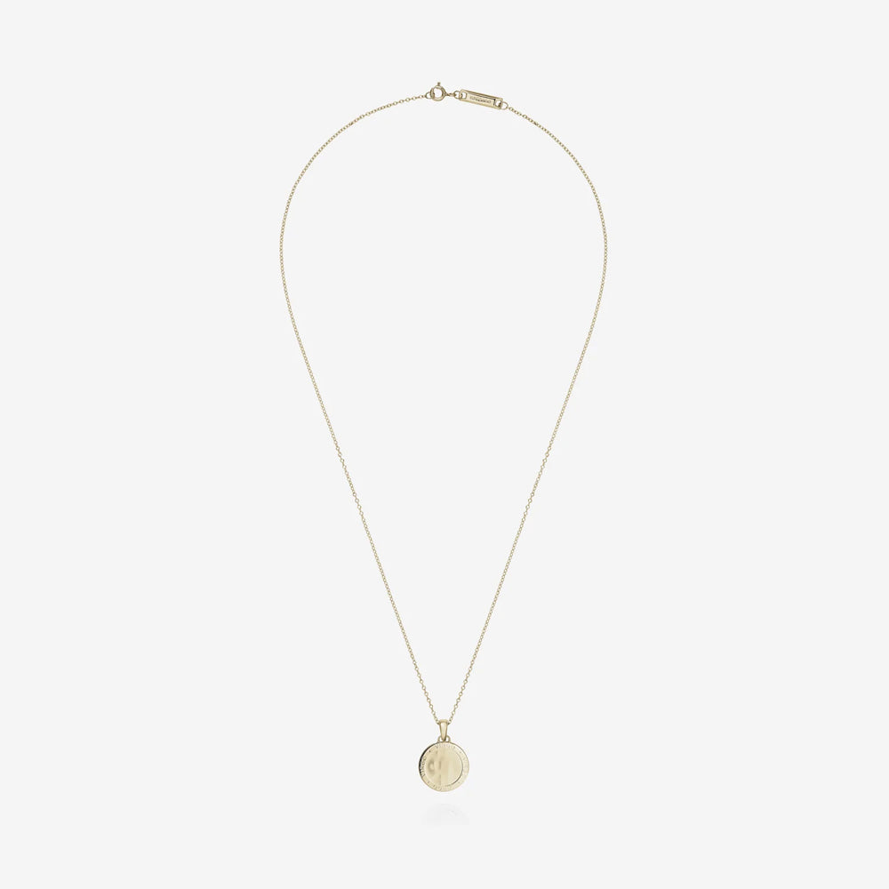 886 The Royal Mint - 886 Caustic Virgo Pendant with Chain in 9ct Yellow Gold
