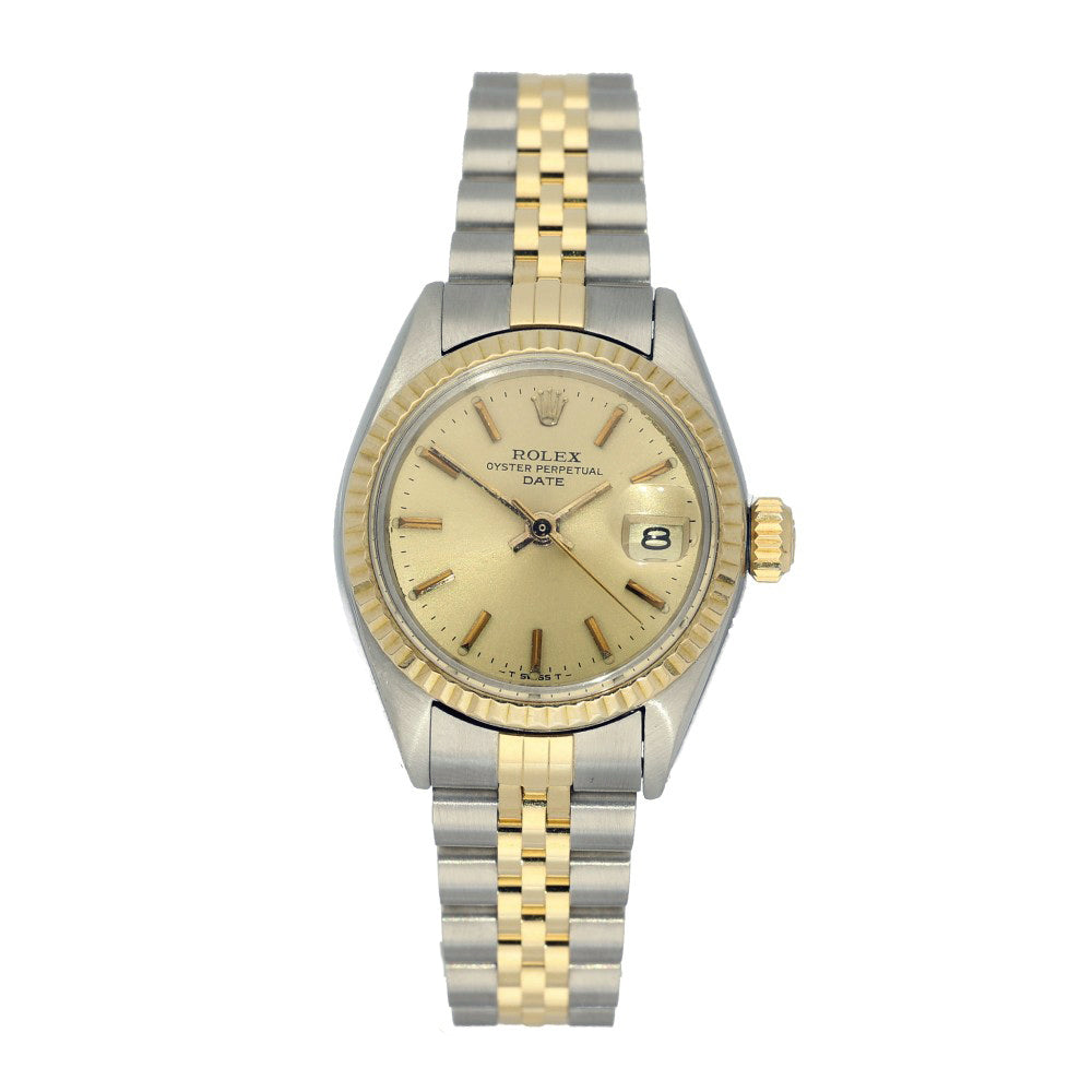 Pre-owned Ladies Rolex Bi metal 6917 1979 watch