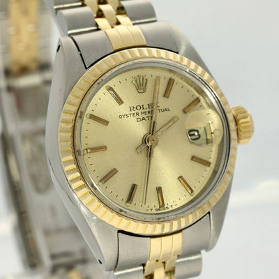 Pre-owned Ladies Rolex Bi metal 6917 1979 watch