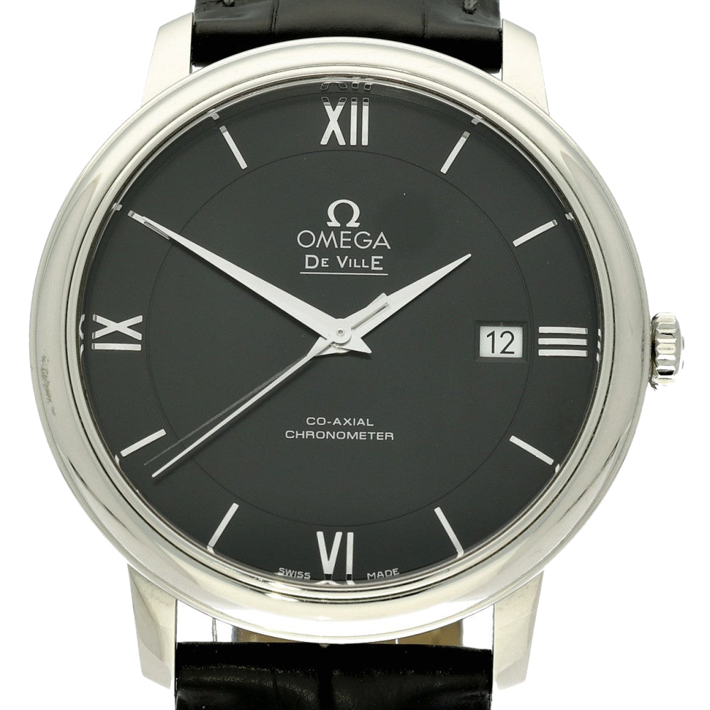 Pre-owned Omega Deville Prestige Co-axial 424.134.0200.1001 Watch