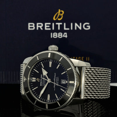 Pre-owned Breitling Super Ocean Heritage II B20 AB2020121B1A1 2018 Watch