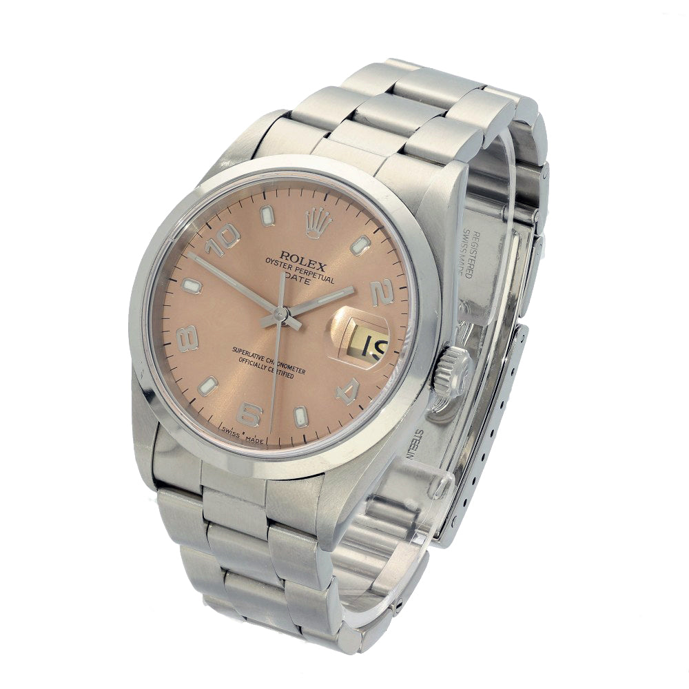 Preowned Rolex Oyster Date 15200 1999 Watch